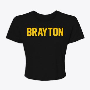 Brayton Iowa Classic Block Women's Crop Top
