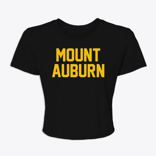 Mount Auburn Indiana Classic Block Women's Crop Top