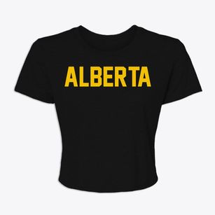 Alberta Minnesota Classic Block Women's Crop Top