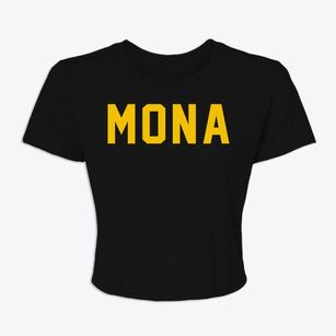 Mona Iowa Classic Block Women's Crop Top