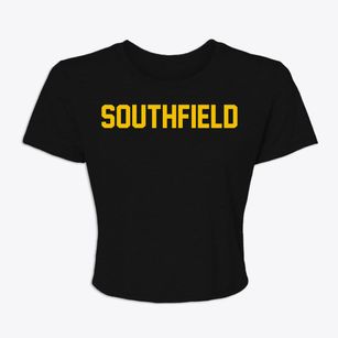 Southfield Massachusetts Classic Block Women's Crop Top