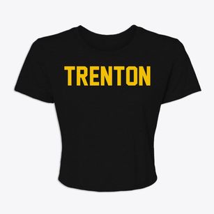 Trenton New Jersey Classic Block Women's Crop Top