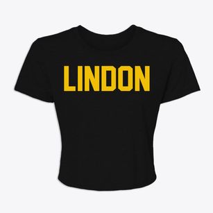 Lindon Utah Classic Block Women's Crop Top