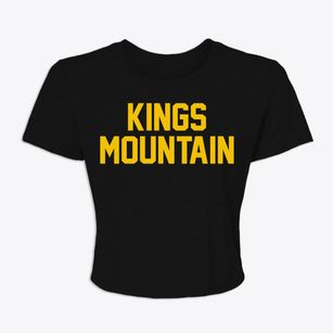 Kings Mountain North Carolina Classic Block Women's Crop Top