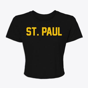 St. Paul Minnesota Classic Block Women's Crop Top