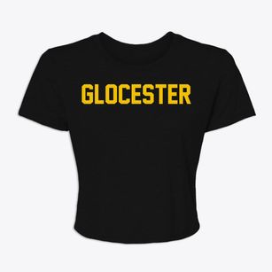 Glocester Rhode Island Classic Block Women's Crop Top