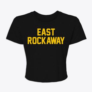 East Rockaway New York Classic Block Women's Crop Top