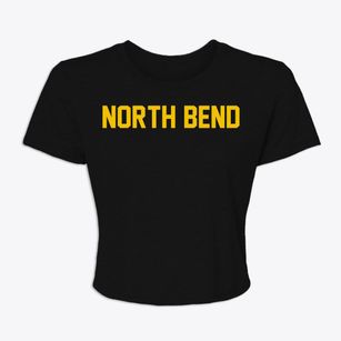 North Bend Oregon Classic Block Women's Crop Top