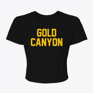 Gold Canyon Arizona Classic Block Women's Crop Top