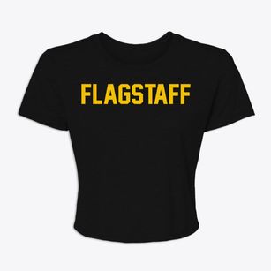 Flagstaff Arizona Classic Block Women's Crop Top