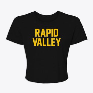 Rapid Valley South Dakota Classic Block Women's Crop Top
