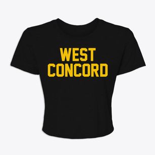 West Concord Massachusetts Classic Block Women's Crop Top