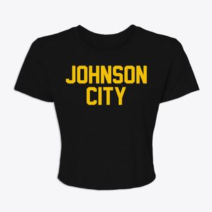 Johnson City Tennessee Classic Block Women's Crop Top