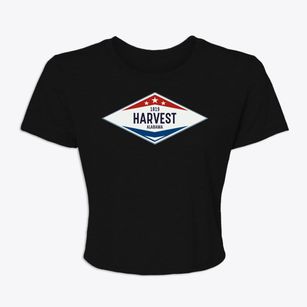 Harvest Alabama Diamond Star Women's Crop Top