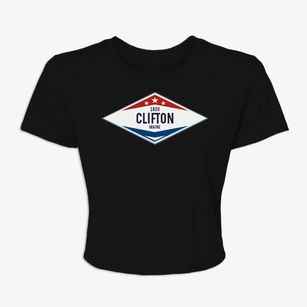 Clifton Maine Diamond Star Women's Crop Top