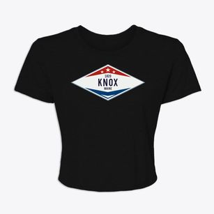 Knox Maine Diamond Star Women's Crop Top