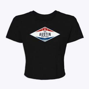 Austin Pennsylvania Diamond Star Women's Crop Top