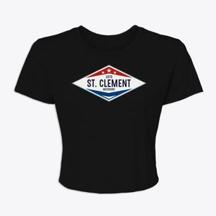 St. Clement Missouri Diamond Star Women's Crop Top