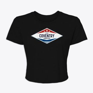 Coventry Connecticut Diamond Star Women's Crop Top