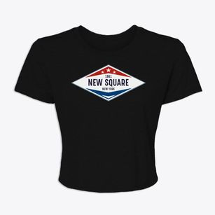 New Square New York Diamond Star Women's Crop Top