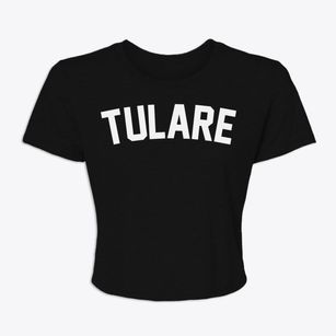 Tulare California Classic Curve Women's Crop Top