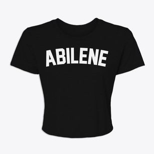 Abilene Kansas Classic Curve Women's Crop Top