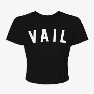 Vail Colorado Classic Curve Women's Crop Top