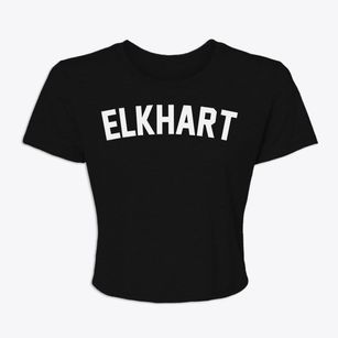 Elkhart Indiana Classic Curve Women's Crop Top