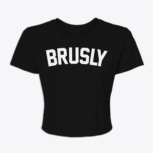 Brusly Louisiana Classic Curve Women's Crop Top
