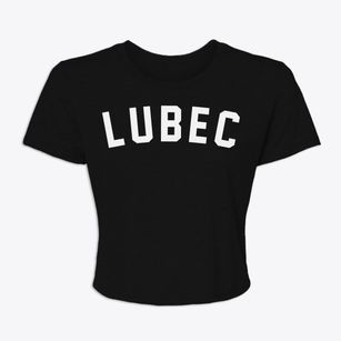 Lubec Maine Classic Curve Women's Crop Top