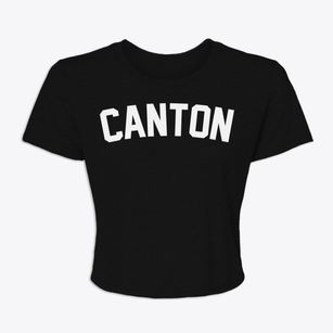Canton Massachusetts Classic Curve Women's Crop Top