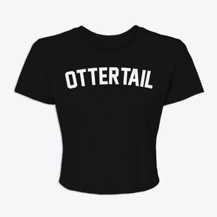 Ottertail Minnesota Classic Curve Women's Crop Top