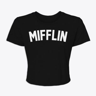 Mifflin Wisconsin Classic Curve Women's Crop Top
