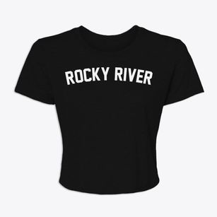 Rocky River Ohio Classic Curve Women's Crop Top