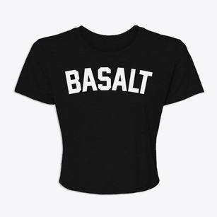 Basalt Idaho Classic Curve Women's Crop Top