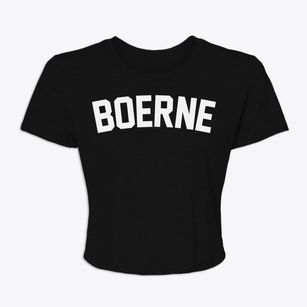 Boerne Texas Classic Curve Women's Crop Top