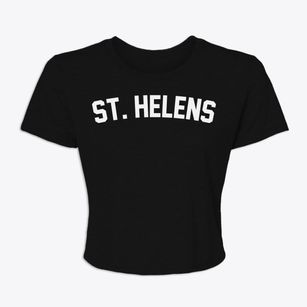 St. Helens Oregon Classic Curve Women's Crop Top