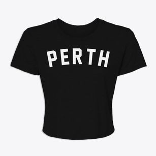 Perth North Dakota Classic Curve Women's Crop Top