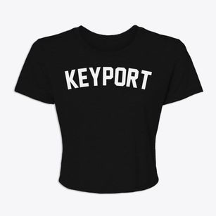 Keyport New Jersey Classic Curve Women's Crop Top