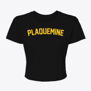 Plaquemine Louisiana Classic Curve Women's Crop Top