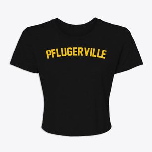 Pflugerville Texas Classic Curve Women's Crop Top