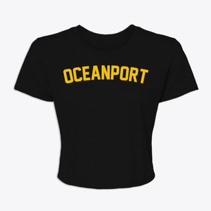 Oceanport New Jersey Classic Curve Women's Crop Top
