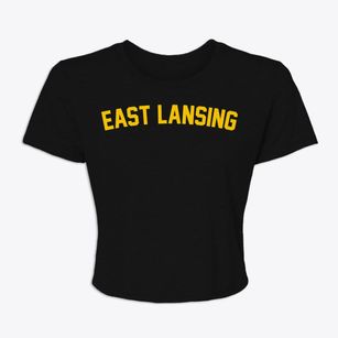 East Lansing Michigan Classic Curve Women's Crop Top
