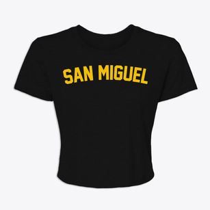 San Miguel California Classic Curve Women's Crop Top