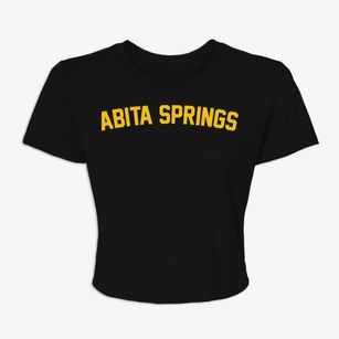 Abita Springs Louisiana Classic Curve Women's Crop Top
