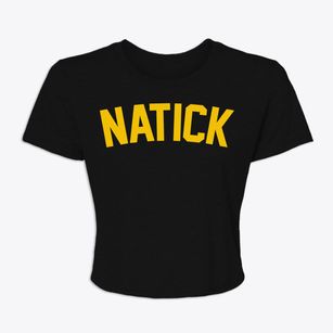 Natick Massachusetts Classic Curve Women's Crop Top