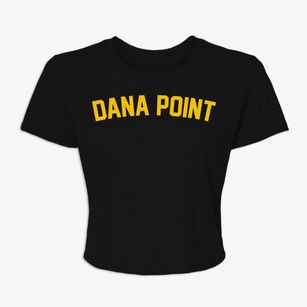 Dana Point California Classic Curve Women's Crop Top