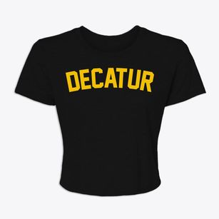 Decatur Wisconsin Classic Curve Women's Crop Top