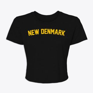 New Denmark Wisconsin Classic Curve Women's Crop Top