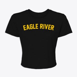 Eagle River Wisconsin Classic Curve Women's Crop Top